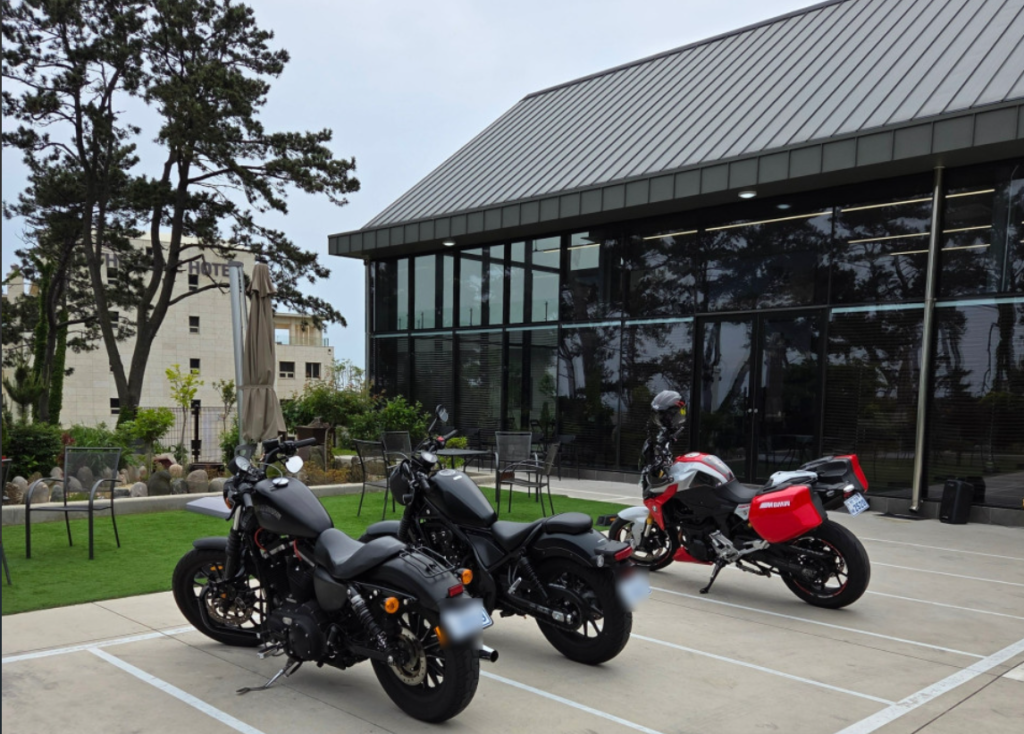 간절곶 근처 라이더 카페 마이피트 야경